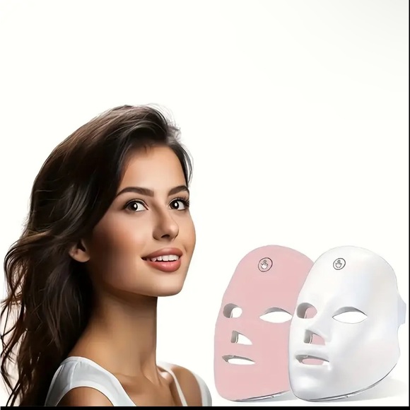 LED 7 Color Portable Skincare Facial Beauty Mask USB rechargeable NIB - Picture 5 of 15